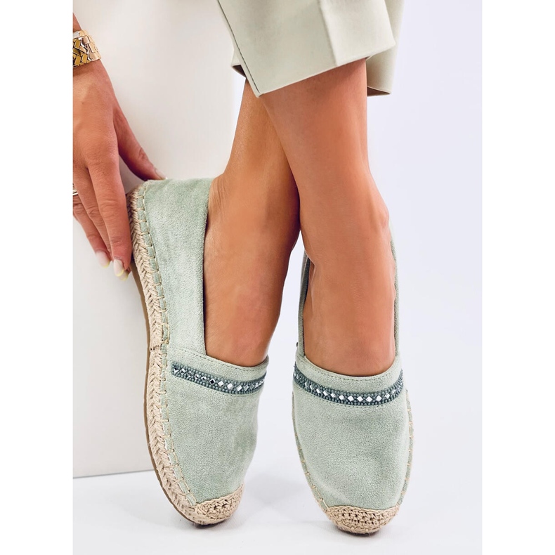 Etance Green Damen-Espadrilles grün 1