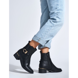 Schwarze elegante Stiefeletten 1