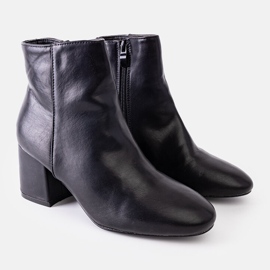 Schwarze elegante Stiefeletten von Hale 2