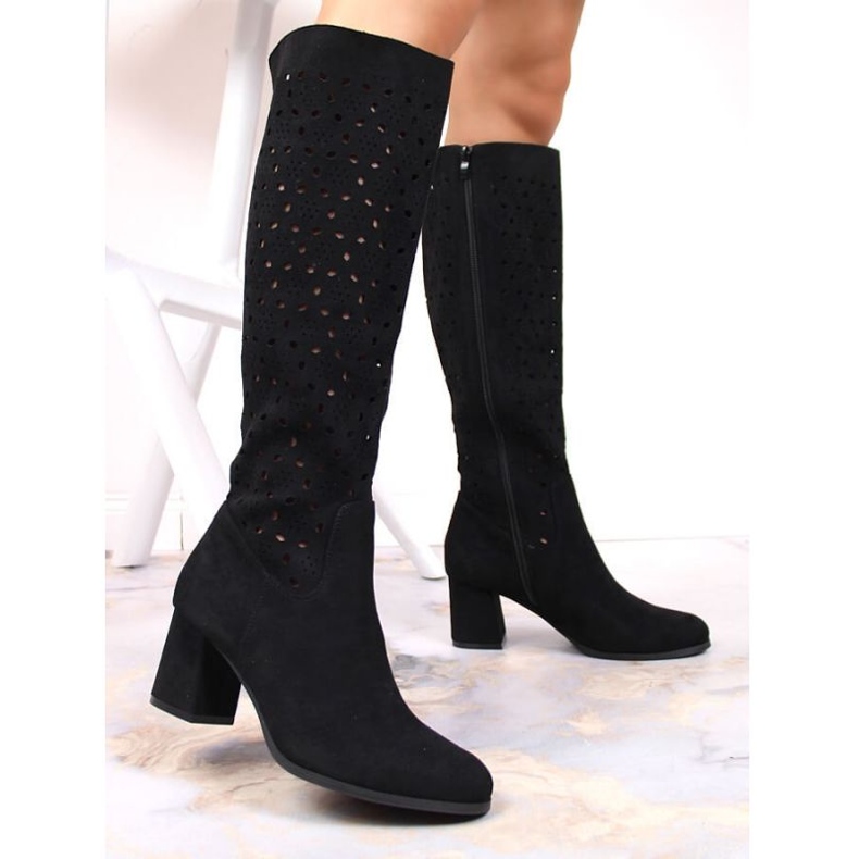 M.Daszyński SA156-10 SAN1A Stiefel schwarz 1