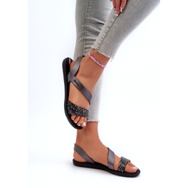 Damensandalen 82429 Ipanema Vibe Sandal Fem Schwarz und Silber 3