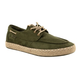 Herren-Espadrilles zum Schnüren Big Star NN174055 Khaki grün 1