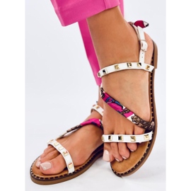 Maya White Damensandalen weiß 2