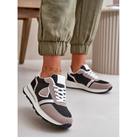 Damen-Sneaker mit glitzerndem schwarzem Velaniela 2