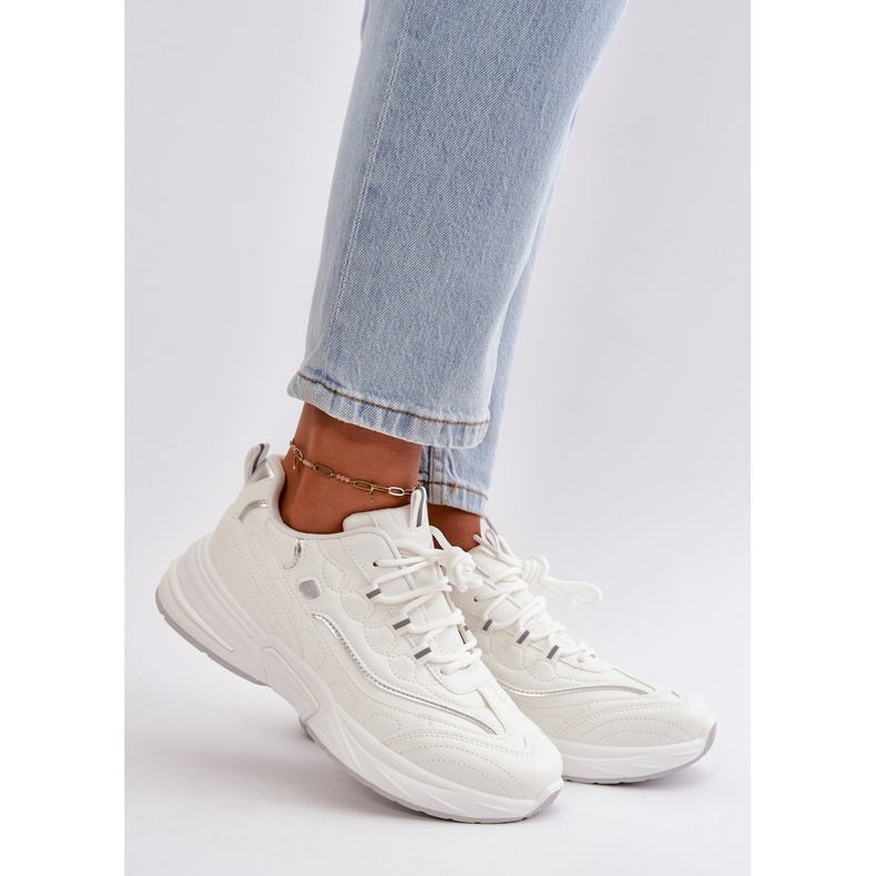 Sportschuhe Eco-Leder-Sneakers Weiß Verilisse 1