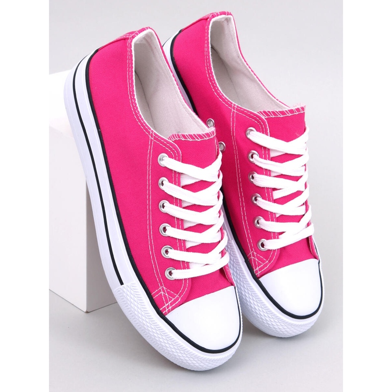 Klassische Damen-Sneaker Fargis Fuchsia rosa 1