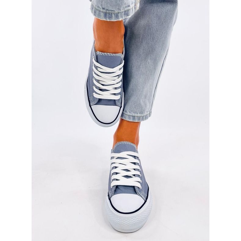 Klassische Damenturnschuhe Fargis L.BLUE blau 1