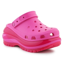 Crocs Mega Crush Clog 207988-6UB Flip-Flops rosa 1