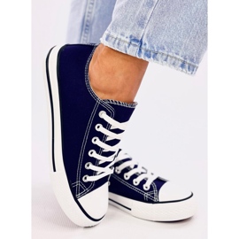 Klassische Damen-Sneaker Basic D.BLUE/Navy blau 1
