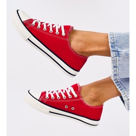 Klassische Damen-Sneaker Basic Red rot 1