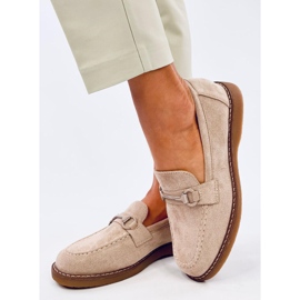 Vaux Khaki Damenmokassins beige 2