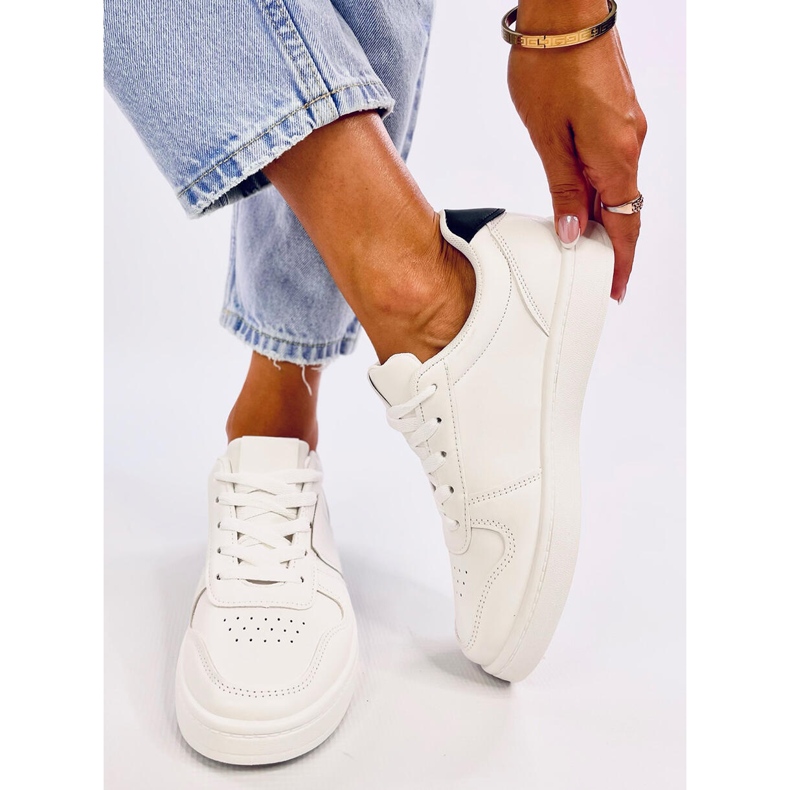 Lemoro Schwarze Damen-Sneaker weiß 1