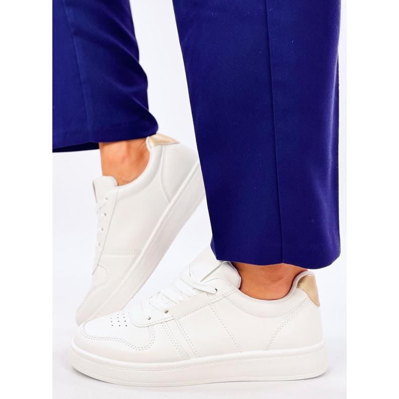 Lemoro Gold Damen-Sneaker weiß 1