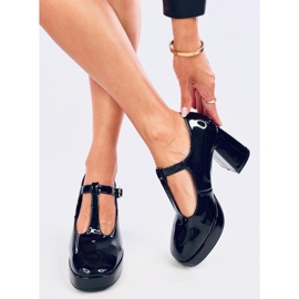 Plateaupumps von Moreton Black schwarz 2