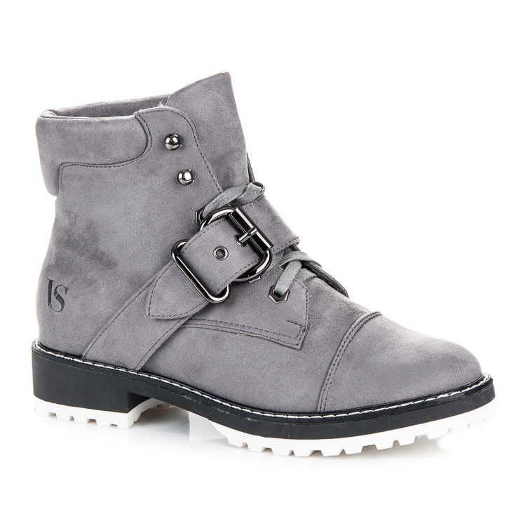 Vices New Collection Wildleder-Trapper grau 1