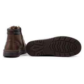 Olivier Herren Winterschuhe, Lederstiefelette 950MP, braun 5