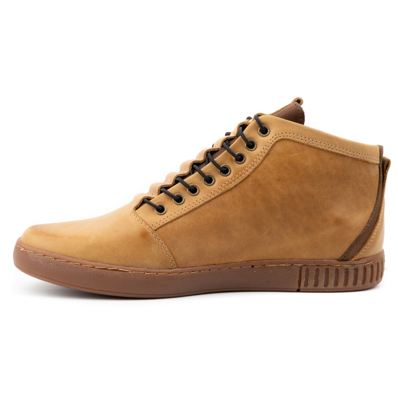 Polbut Isolierte Herren-Lederstiefeletten 2122 braun 1