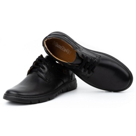 Kampol Herren-Freizeitschuhe aus Leder 57KAM, schwarz 8