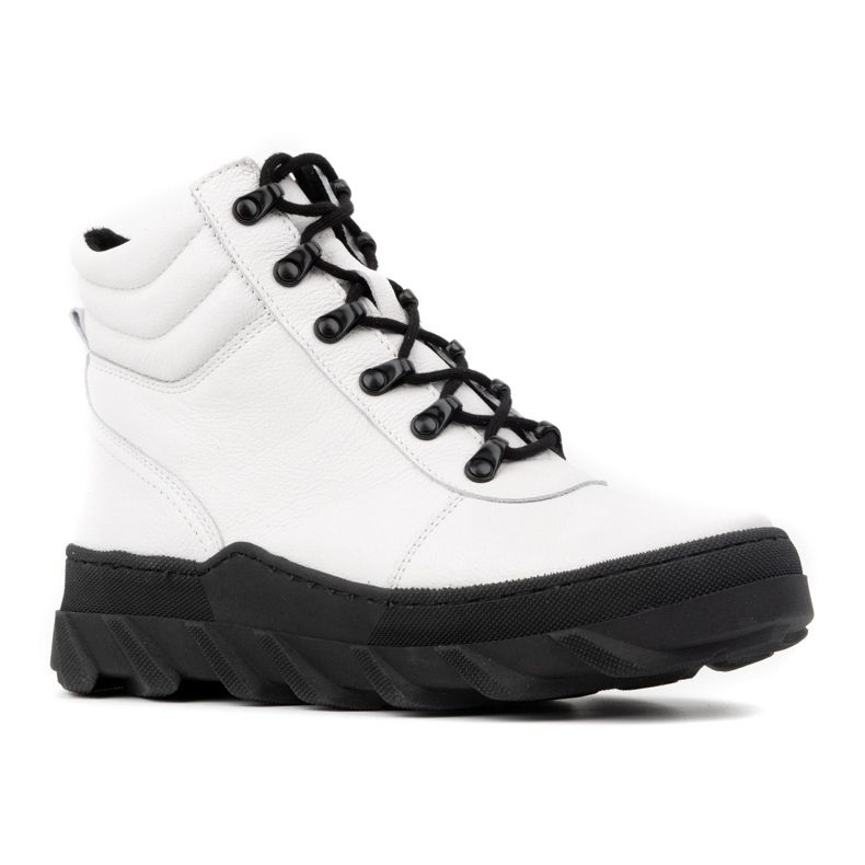 WASAK Damen Winter-Schneestiefel aus Leder 0697W weiß 1