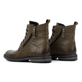 Kampol Herren-Winterstiefel aus Leder 155KAM grün 4