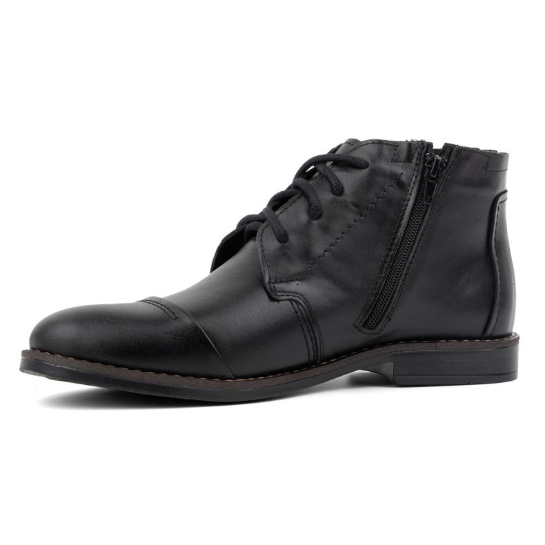 Olivier Herren-Winterschuhe, elegante Stiefeletten 282LU, schwarz 1