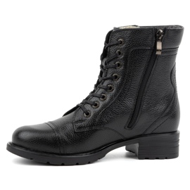 Olivier Damen-Lederstiefel, isolierte Winterstiefel, 226BB, schwarz 1