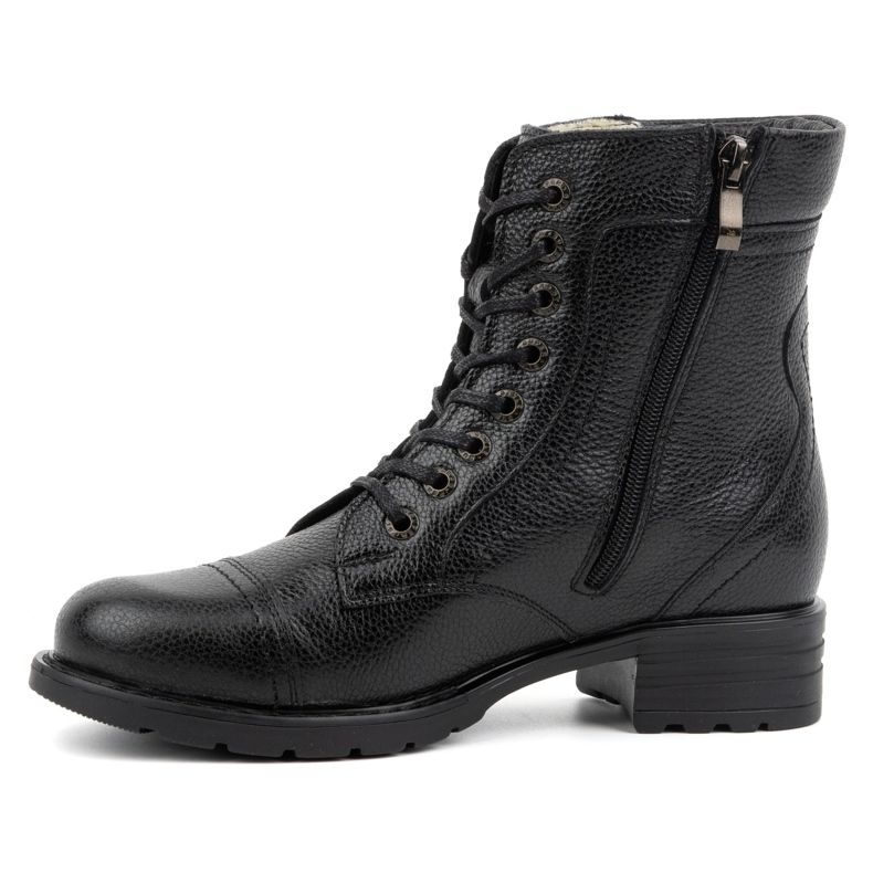 Olivier Damen-Lederstiefel, isolierte Winterstiefel, 226BB, schwarz 1
