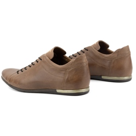 Polbut Herren-Sportschuhe aus Leder 2123 braun 5