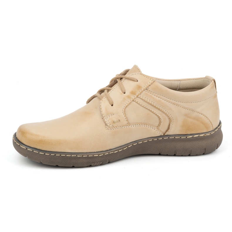 Olivier Damen-Lederschuhe 0819 Beige 1