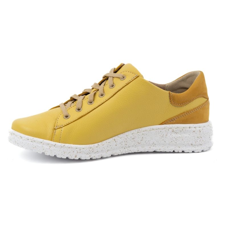 WASAK Damen-Ledersneaker 0720W gelb 1