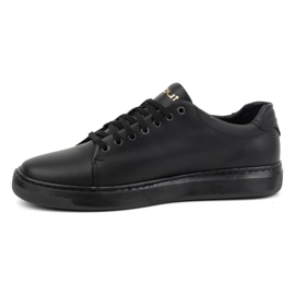 Herren-Ledersneaker POLBUT 2127 schwarz 1
