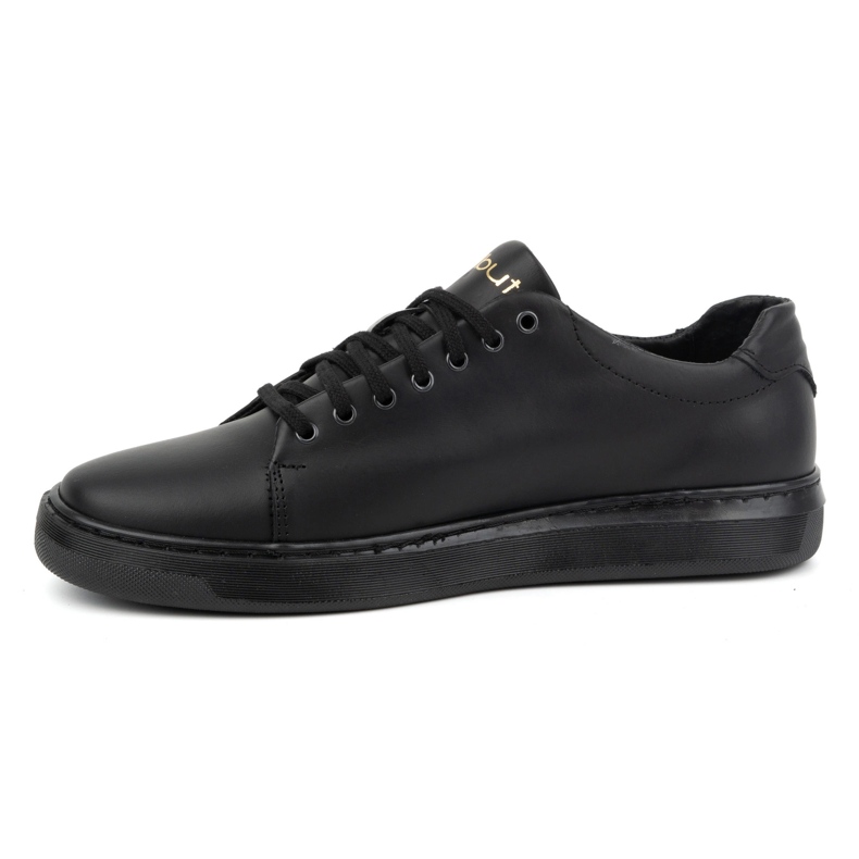 Herren-Ledersneaker POLBUT 2127 schwarz 1