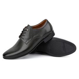 Olivier Formale Herren-Lederschuhe, elegant, 480 Grau 3