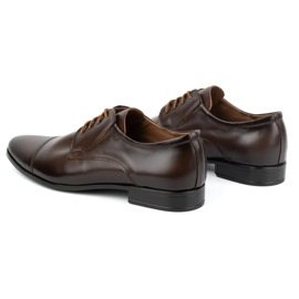 Olivier Formale Herren-Lederschuhe 288 dunkelbraun 5
