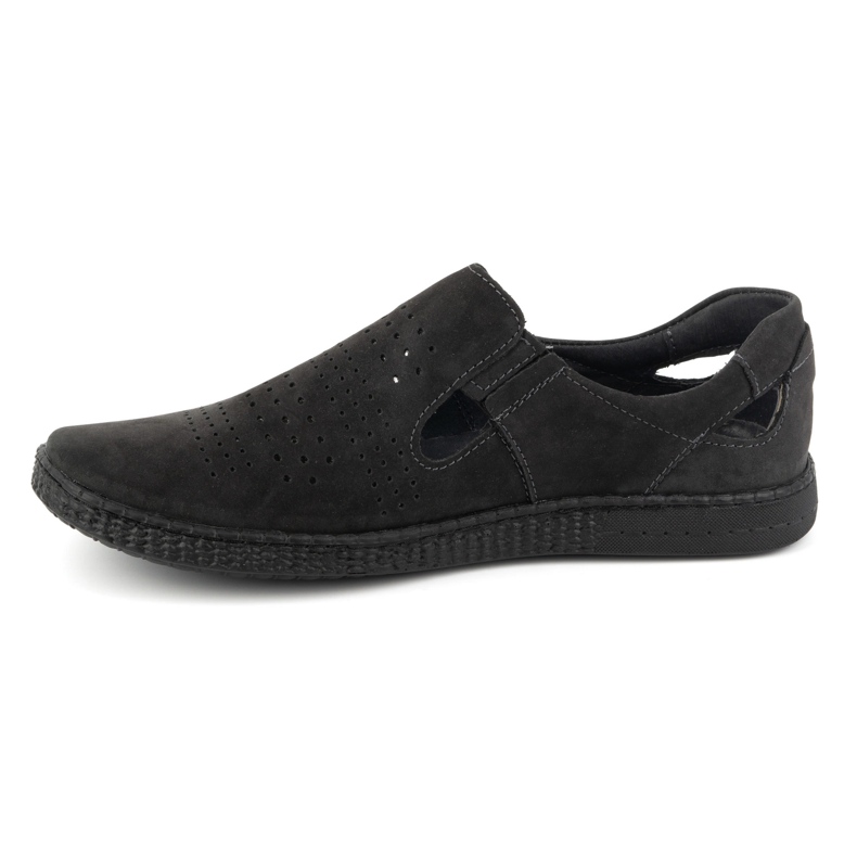 KOMODO Herren-Mokassinschuhe aus Leder 864 Schwarz 2