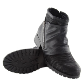 Schwarze Militärstiefel 669 schwarz 2