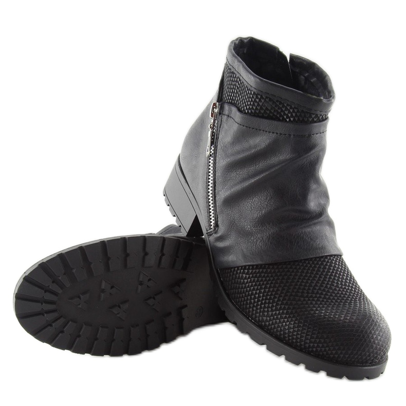 Schwarze Militärstiefel 669 schwarz 2