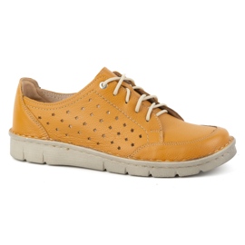 Kampol Damen-Lederschuhe 403/83 orange 1