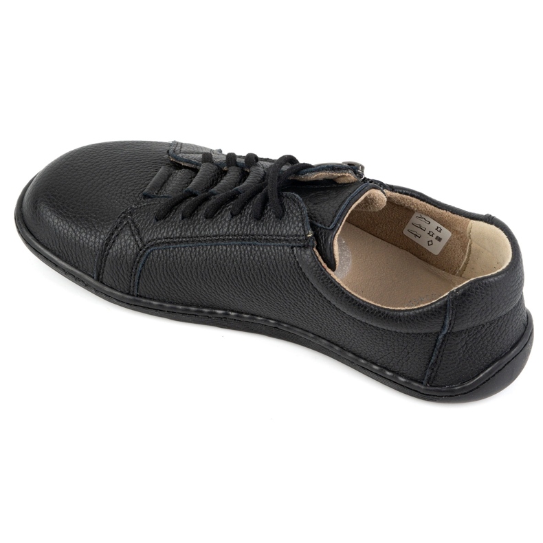 Olivier Minimalistische Barfuß-Lederschuhe für Damen 1242 schwarz 1