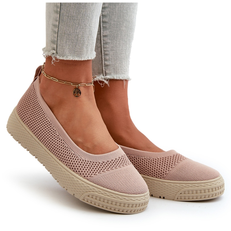 News Slip-on-Plateau-Sneaker für Damen, Rosa 4