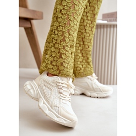 Damen-Sportsneaker Beige Timoci 2