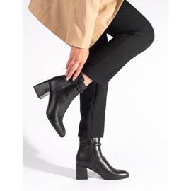 Schwarze, elegante Damenstiefeletten 3