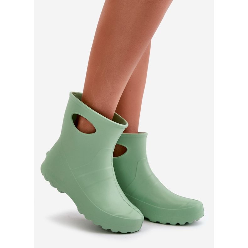 Wasserdichte Damen-Gummistiefel LEMIGO Garden 752 Mint grün 1