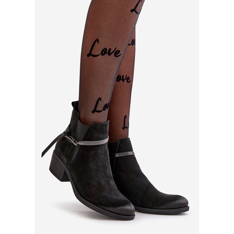 Zazoo 60478 Wildleder-High-Heel-Stiefel, isoliert, mit Reißverschluss befestigt, Schwarz 1