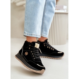 Isolierte Sportschuhe für Damen auf Plateausohle in Schwarz von Ariatte 2