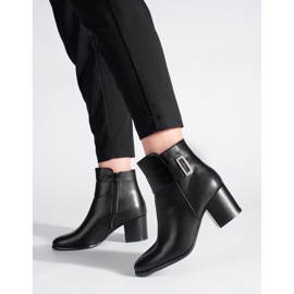 Klassische, elegante schwarze Stiefeletten von Sergio Leone 2