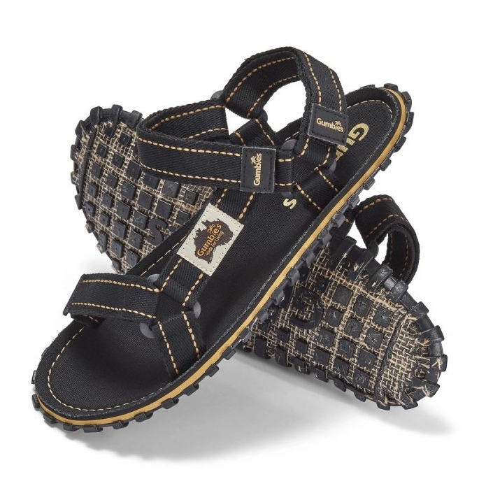 Gumbies Tracker Sandalen Unisex Schwarz GU-SATRA001 2