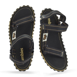 Gumbies Tracker Sandalen Unisex Schwarz GU-SATRA001 3
