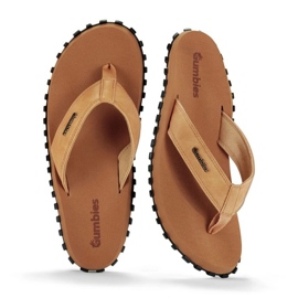 Gumbies Vegovert Flip-Flops Unisex Tan Flip-Flops GU-FFVEG128 braun 2