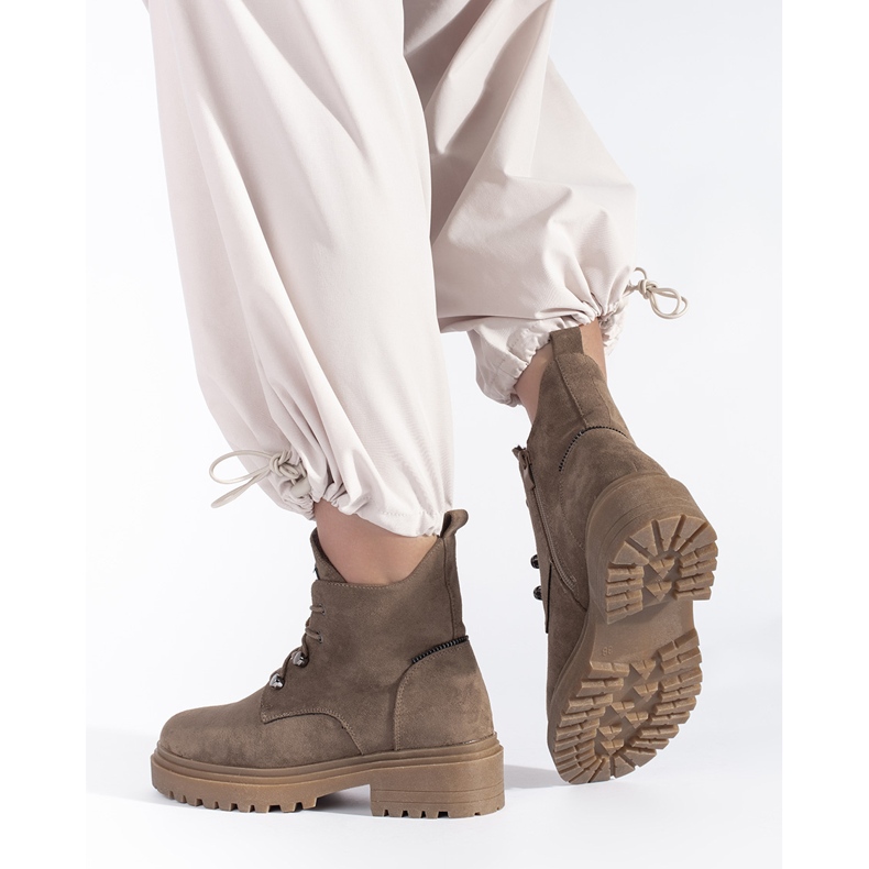 Beige Damenstiefel von Sergio Leone 2